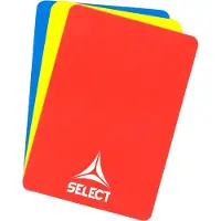 Select Handbal Scheidsrechterskaarten - Rood / Geel / Blauw | Maat: UNI