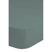 Good Morning Hoeslaken Jersey Katoen Stretch 30cm Hoge Hoek - misty green 200x220cm
