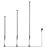 TRIO Tuinlamp Scoop zwart