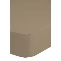 Good Morning hoeslaken jersey zand - 100% katoen - 90/100 x 200 cm
