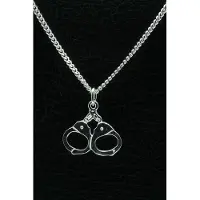 MOOYE ® - Collectie Zilveren Handboeien ketting hanger