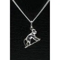 MOOYE ® - Collectie Zilveren Aap ketting hanger - 2