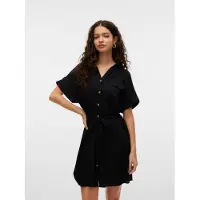 Vero Moda Blousejurk 'VMBumpy' zwart