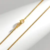 Cavill - Zilveren Halsketting Verguld - 925 Sterling Zilver - Elegante Gouden Slangenketting Dames - 45 cm - Karabijnsluiting