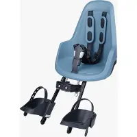 Bobike One Mini voorzitje - Citadel Blue - fietsstoeltje - kinderzitje - voorzitje - fietszitje - voor fiets of e-bike