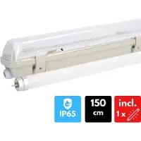Proventa EcoPlus LED TL Verlichting 150 cm - Waterdicht - Armatuur met LED buis