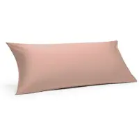 Yumeko Kussensloop Katoensatijn 40x80 Roze - Eco, Bio & Fairtrade