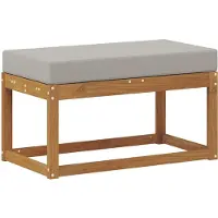 vidaXL Buitenstoel Bank Massief Acacia Hout Naturel