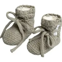 Babys Only gebreide slofjes Willow urban green Groen Jongens/Meisjes Katoen - maat 1