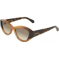 Salvatore Ferragamo Zonnebril - - SF2104S - Acetaat - Honinghoorn/donker schildpad - 55/18/145