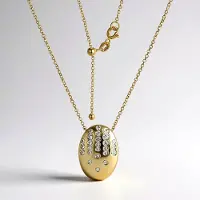 Cavill - Zilveren Halsketting 925 Sterling - 1,18ct Zirkonia 25 stuks - Verstelbaar 40,5-50 cm - Modern & Elegant