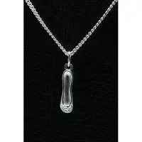 MOOYE ® - Collectie Zilveren Balletschoen ketting hanger - smal