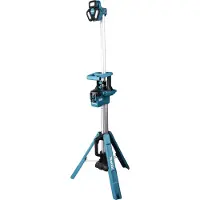 Makita NLADML814 14.4V - 18V Li-Ion accu bouwlamp op statief - 3 spots - 100-220cm - 3000 lumen