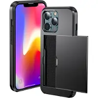 IMoshion Backcover met pasjeshouder voor de Apple iPhone 13 Pro - Zwart