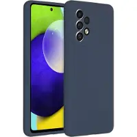 Accezz Liquid Silicone Backcover voor de Samsung Galaxy A53 - Donkerblauw