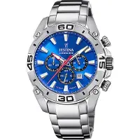 Festina Stijlvol heren F20543/2 grijs zilver horloge