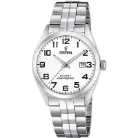 Festina Analoog horloge 'ACERO CLASICO' wit