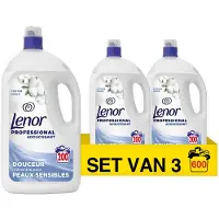 Lenor Aanbieding: Soft Cotton 4 liter (3 stuks - 600 wasbeurten)