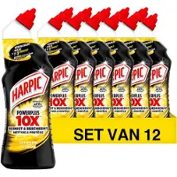 Harpic Aanbieding: Power Plus Toiletreiniger Citrus (12 flessen - 750 ml)