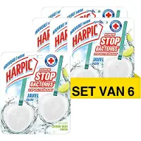 Harpic Aanbieding: 6x toiletblok Bleek & Limoen Duopack (2 x 40 gram)