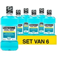Listerine Aanbieding: 6x Cool Mint mondwater (500 ml)