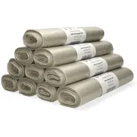 123schoon Aanbieding: Vuilniszakken 60 liter | 20 stuks | LDPE | Transparant | (10 verpakkingen)