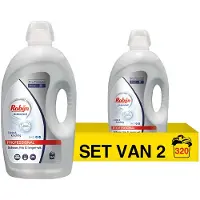 Robijn Aanbieding: Professional Klein & Krachtig Stralend Wit Wasmiddel (8,64 liter - 320 wasbeurten)