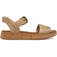 SKECHERS Bobs Sun Vibe Be Corky Polyester Dames Natuurlijke Sandalen