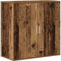 vidaXL Dressoir Oudhout 79 x 38 x 80 cm Bewerkt hout