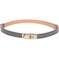 Isabella Rhea Grijs Rundleer Riem