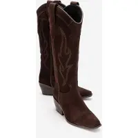 Forever & Always Pietro Leren Western Kniehoge Laars