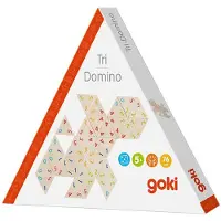 Goki Bordspel - - Driehoekige domino - Geheugenspel - 76 stukken - Mix - Vanaf 3 jaar