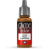 Vallejo Hobbyverf Acrylverf - 72057 Game Color - Bright Bronze - Acryl - Verf flesje - 18 ml