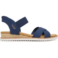 SKECHERS DESERT KISS-GOLDEN LILY Dames Sandalen - Navy