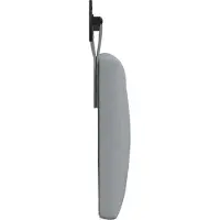 vidaXL Hangend hoofdbord Lichtgrijs Stof