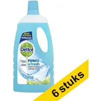 Dettol Aanbieding: 6x allesreiniger Power & Fresh Katoenfris (1 liter)