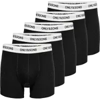 Only & Sons Boxershorts 'Fitz' zwart / wit