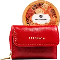 PTN - Dames Portemonnee - Minimalistisch - Rood - Eco-leer - RFID Blokkering