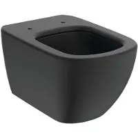 Ideal standard Tesi - Hangend toilet, Aquablade, zwart T0079V3
