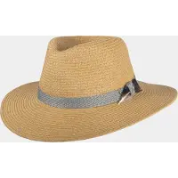 Hatland DiMarco - Stijlvolle toyo hoed - Beige - Assorti - XL