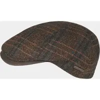 Hatland Cedric - Wollen flatcap - Bruin - Assorti - S