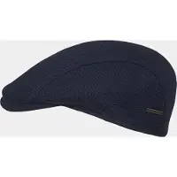 Hatland Conor - Polyester flat cap - Marine blauw - Assorti - S