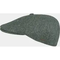 Hatland Cassius - Wollen flatcap - Groen - Assorti - L