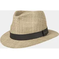 Hatland Wilmont - Zeegras hoed - Naturel - Assorti - L