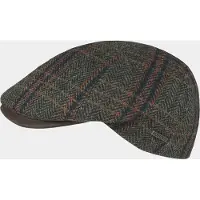 Hatland Cedric - Wollen flatcap - Groen - Assorti - S