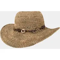 Hatland Tasmine Seagrass Hoed Dames Natural One Size