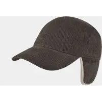 Hatland Dream - Corduroy baseball cap met oorflappen - Bruin - Assorti - M
