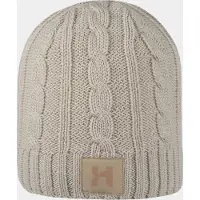 Hatland Dion - Gebreide muts met sierlijk patroon - Beige - Assorti - One size