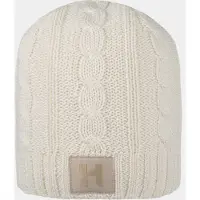 Hatland Dion - Gebreide muts met sierlijk patroon - Naturel - Assorti - One size