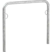 WSM Fietsenrek , 2-zijdig, voor banden tot B 55 mm, B 1000 x D 48 x H 800 mm, staal gegalvaniseerd, om in te betonneren